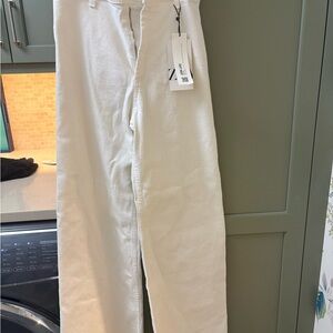 Zara High Rise Women Jeans - White